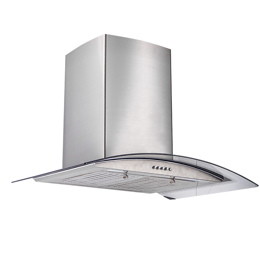 hot selling kitchen household range hood stainless steel rangehood chimney 90 cm with auto clean