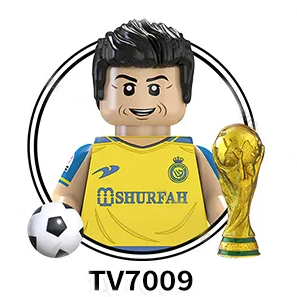 2024 Rugby team Mini Figures Football soccer player Pele Modrie Neymar Mini toys building blocks sets Minifigs kids toys TV6502