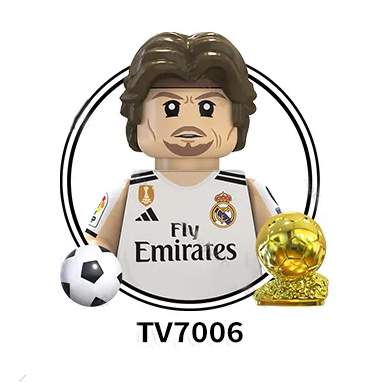 2024 Minifigs Star Sports Soccer Players Characters Action Model Professional Football Education Collect Building Blocks Figures