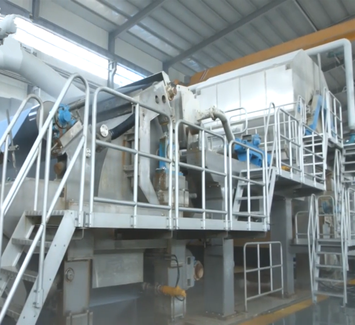 2400 mm 20 Ton Waste Paper Recycle Processing Converting Production Line Jumbo Roll Toilet Tissue Paper Making Machine Price