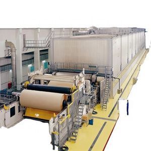 Reliable quality 30TON small scale Waste paper recycling  Kraft papermaking machine production line