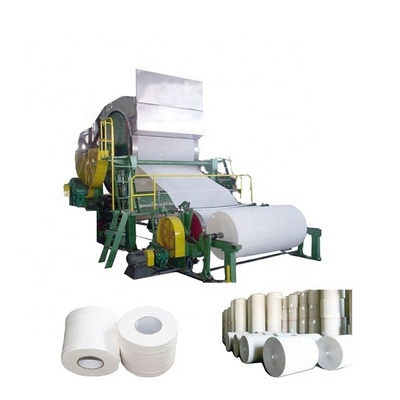 2400 mm 20 Ton Waste Paper Recycle Processing Converting Production Line Jumbo Roll Toilet Tissue Paper Making Machine Price