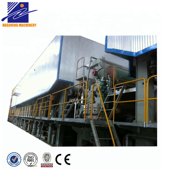 Reliable quality 30TON small scale Waste paper recycling  Kraft papermaking machine production line