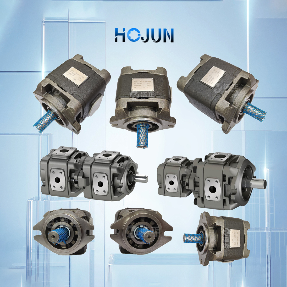 High Quality Tandem Eaton Pressure Hydraulic Parts Rexroth Tractor Gear Pump