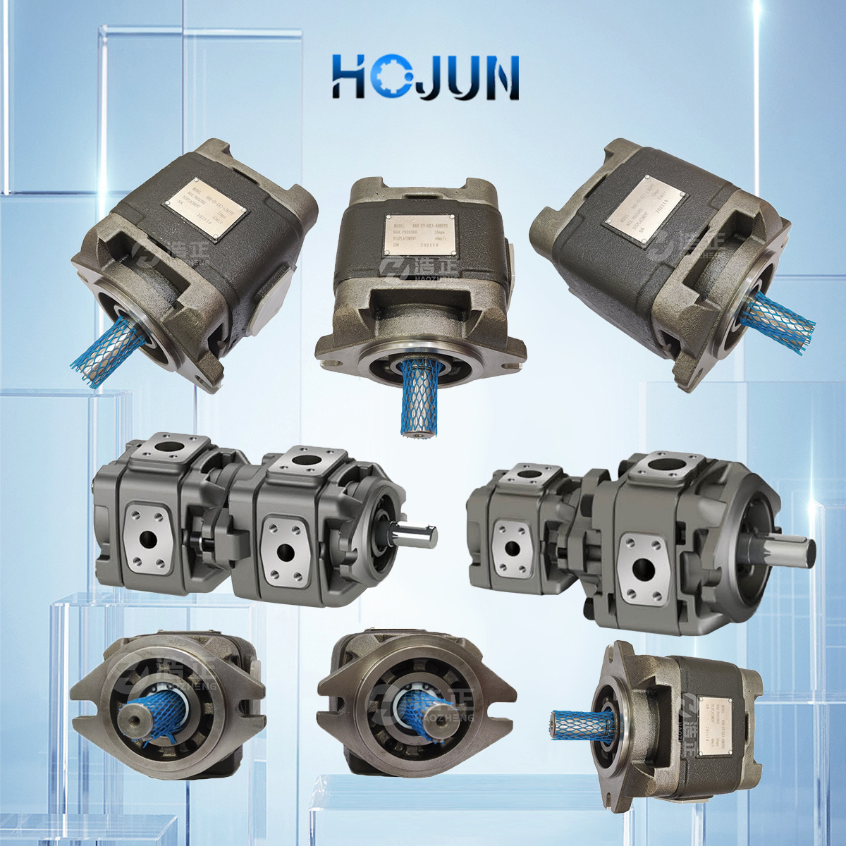 High Quality Tandem Eaton Pressure Hydraulic Parts Rexroth Tractor Gear Pump