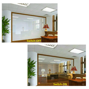 Electric control privacy smart intelligent switchable glass PDLC film for shower room and office partition