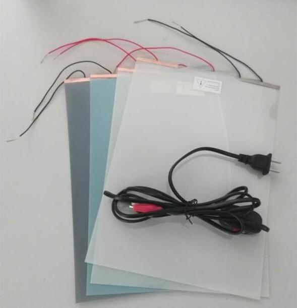 Sample switchable white electrochromic smart tint pdlc film smart glass window films