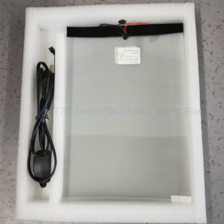 Sample switchable white electrochromic smart tint pdlc film smart glass window films