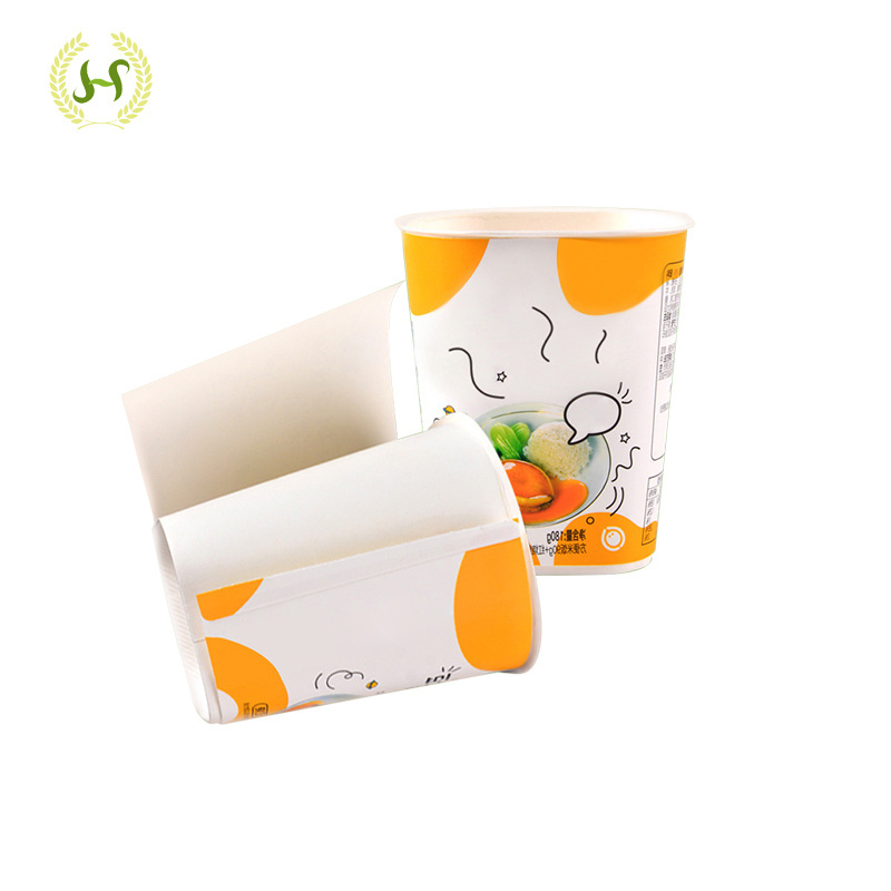 Custom Square Ice Cream Baked Yogurt Cups square ice cream paper cup with Paper Lids