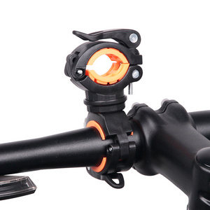 Bicycle Light Bracket Bike Lamp Holder LED Torch Headlight Pump Stand Quick Release Mount 360 Degree Rotatable holder