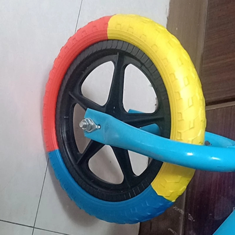 HZ 8-12 Inches 5-Spoke EVA Soild Foam Wheels With Bearing For Kids Balance Bikes