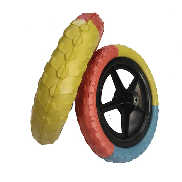 10 inch bicycle wheels Manufacturers can directly customize 12 inch foamed baby car tires 16 inch slider wheel