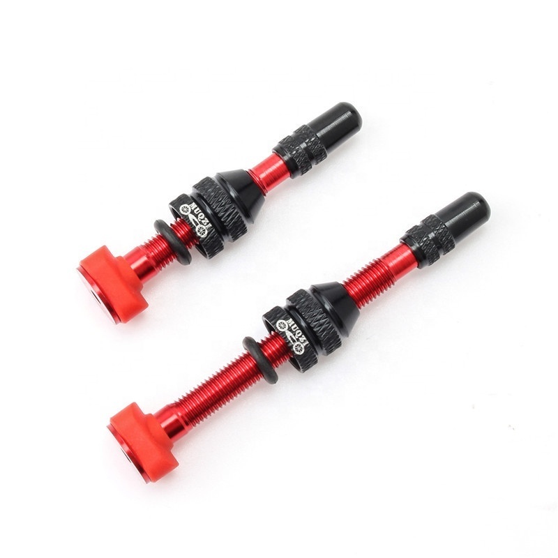 MUQZI Bicycle Valve Kit Tubeless Tire Tape & 40/60mm Tubeless French/Presta Valve Bike Valve Core Removal Tool Set