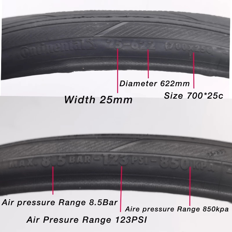 Continental Road Tire GRAND Sport Race  ULTRA Sport III  Extra 700 23C /25C/28C Road Bike Clincher Foldable Gravel Tire