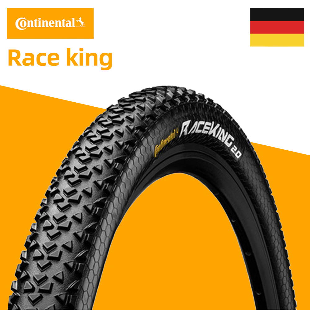 Continental MTB white/yellow Race King 26 27.5 29x2.0-2.2 Bicycle Tires Anti Puncture 180TPI Mountain Folding Bike Tire Tyre