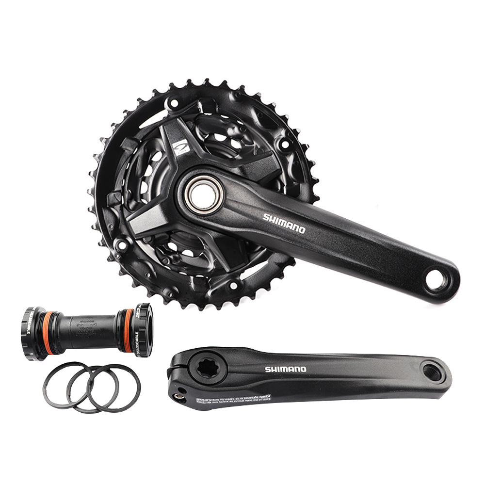 SHIMANO Hollow Integrated Crankset MT210- 3 9/27 40/44T 170MM SIngles Speed bicycle bike Crankset Sprocket Mountain Bike Part