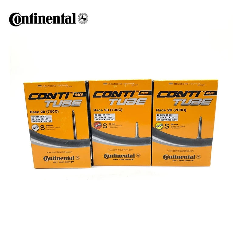 Continental Conti Race Road Bike inner Tube 700*23C/25C 700C Bicycle Presta Valve inner Tube S42MM S60MM S80MM inner Tube Parts