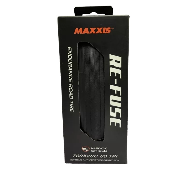 MAXXIS Re-fuse 700 X 23C/28C Bicycle Tire MaxxShield 60 TPI Endurance Road Tire Road Bike Mountain Black Foldable Tire