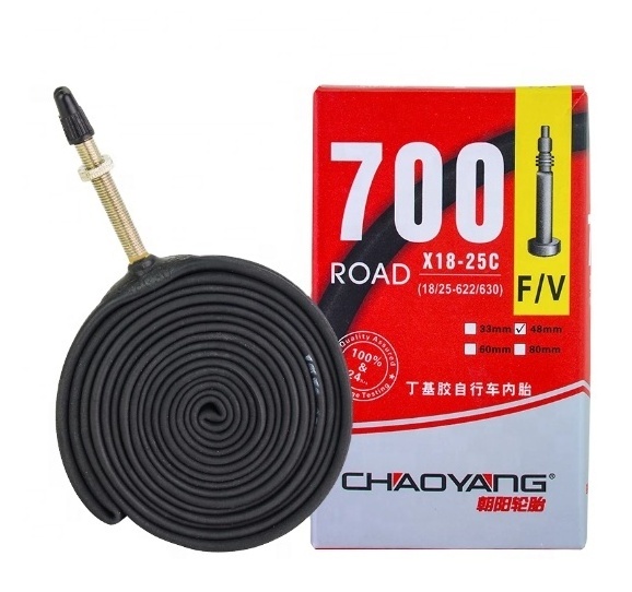 CHAOYANG Road Bike Inner Tube Bicycle Tyres 700C*18-25c/25-32c/38-45c  Butyle Rubber Presta Valve Ultralight MTB bike inner tube