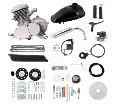 Wholesale 48cc 49cc 50cc 66cc 80cc 100cc petrol bike motor 2 stroke bicycle gas engine kit