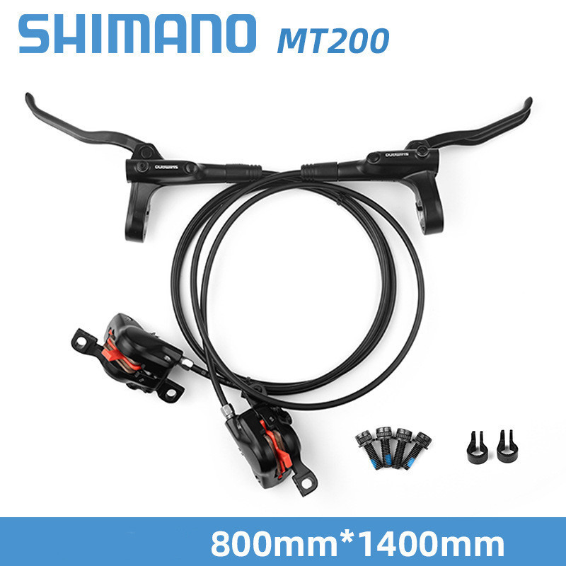 SHIMANO BR BL MT200 Disc Brake Mountain Bike Hydraulic Disc Brake 800/1400mm MTB Bicycle Hydraulic Brakes Front/Rear Bike Part