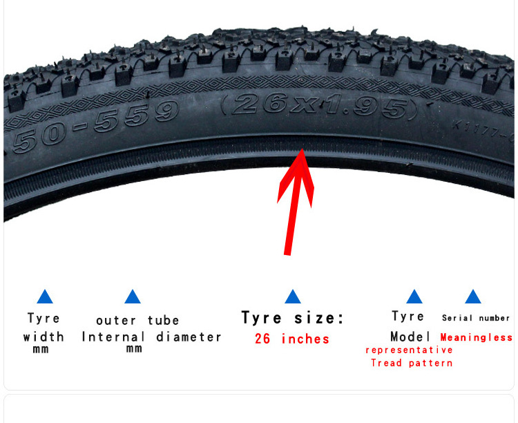 Wholesale Kenda K1177 MTB 26 inch Bicycle Tire 24 / 26 / 27.5*1.95 Inch Bicycle bike Tire For Mountain Bike