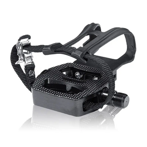 wholesale New Collection Spinning Bike Pedals 9/16'' Spin Bicycle With Toe Clips Exercise Spinning Bike Pedals