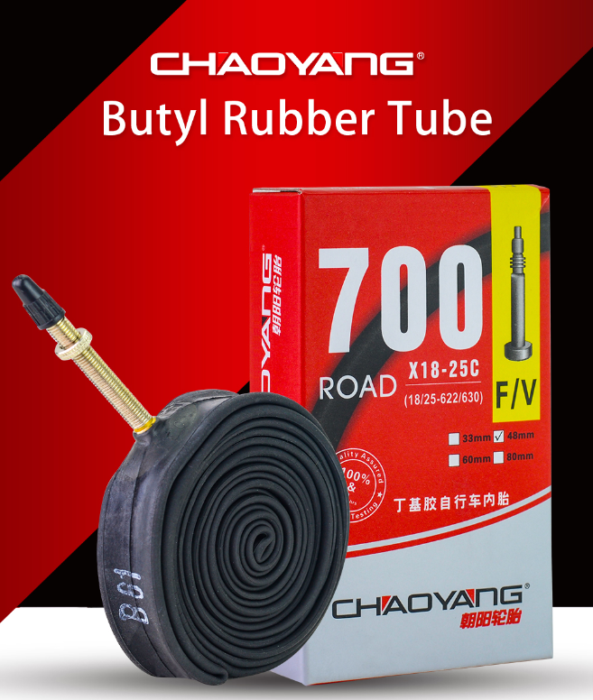 CHAOYANG Road Bike Inner Tube Bicycle Tyres 700C*18-25c/25-32c/38-45c  Butyle Rubber Presta Valve Ultralight MTB bike inner tube