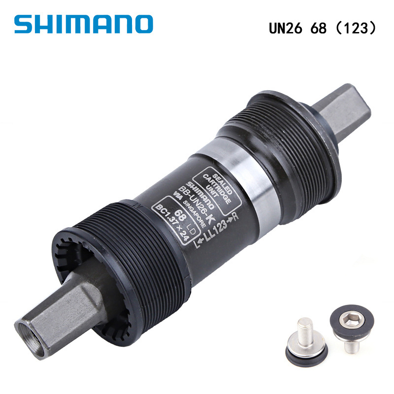 Shimano BB-UN26 BB-UN300 BB-UN101 Bottom Bracket Square Hole 68/73mm Bicycle Axis BB MTB Road Bike Bottom Bracket UN26 UN101