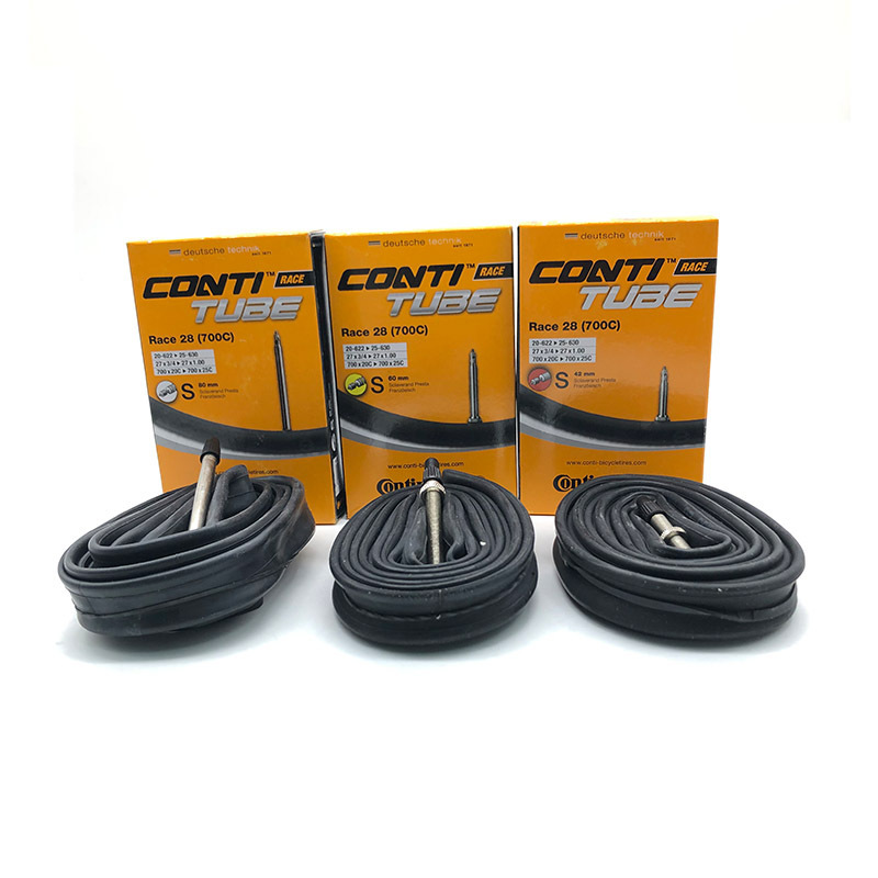 Continental Conti Race Road Bike inner Tube 700*23C/25C 700C Bicycle Presta Valve inner Tube S42MM S60MM S80MM inner Tube Parts