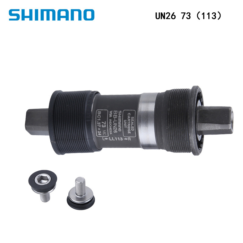 Shimano BB-UN26 BB-UN300 BB-UN101 Bottom Bracket Square Hole 68/73mm Bicycle Axis BB MTB Road Bike Bottom Bracket UN26 UN101