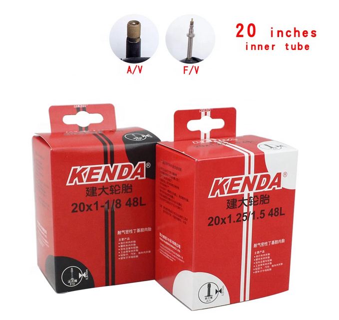 wholesale KENDA mtb bike tyre butyl valve tubes cheap  20 24 26 27.5  29 inch 700c road bicycle tires rubber inner tube