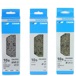 Shimano Mountain Bike Chain 9/10 Speed HG53 HG54 112Links 116Links Silver Road Bicycle Chain Cycling Bicycle Parts Chains