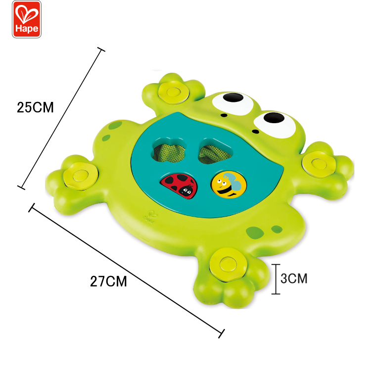 Kids Natural Rubber Bath Toys Frog Eco Silicone Bath Baby Toys