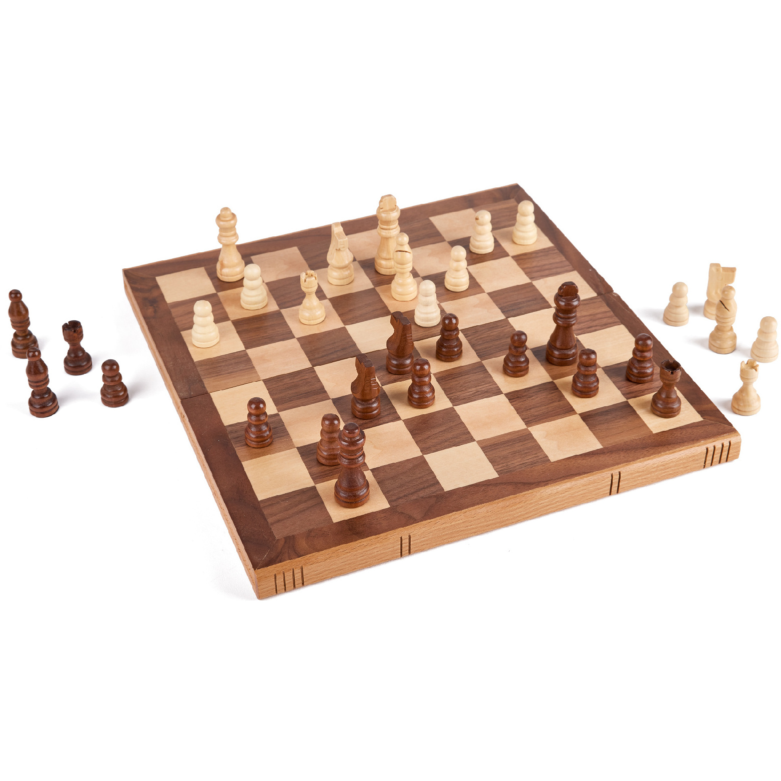 Wholesale Customized Chess Wooden Board Games international beech wood chess set