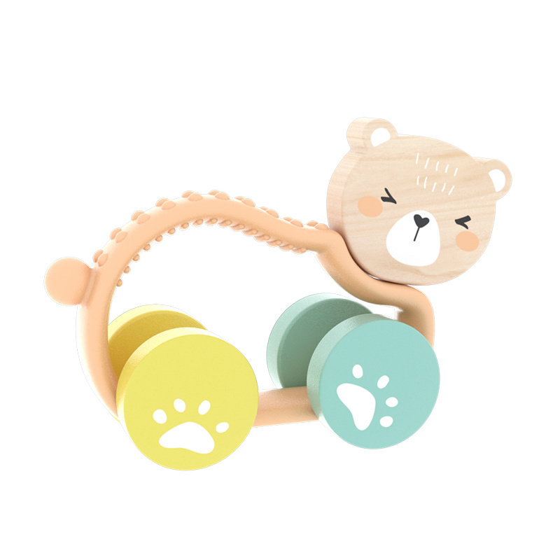 Baby Toys Montessori Toy Car For Toddlers Organic Teething Kids Educational Holzspielzeug Baby Juguetes De Madera Wooden Toy