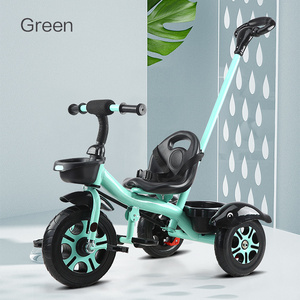 3 In 1 Kids Ride-on Cars Trendy Balance Bike With Removable Pedals Stroller Baby Bike Folding Christmas Toddler Tricycle