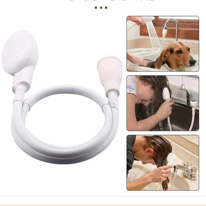 Pet Washing Grooming Tools Pet Shower Sprayer Portable Dog Shower Head Sprayer for Tub Faucet