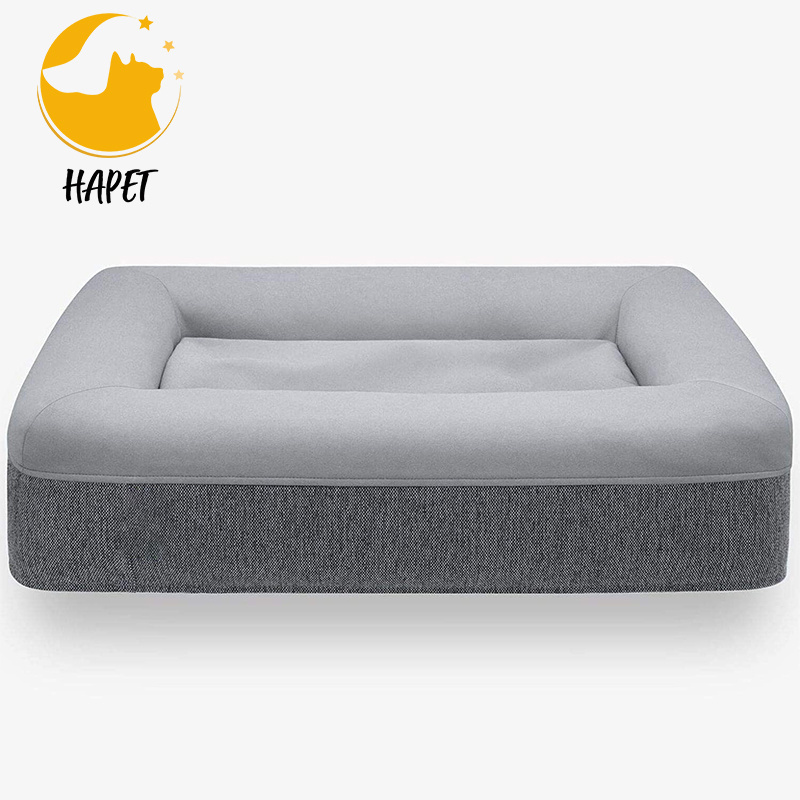 Wholesale Orthopedic Memory Foam Dog Sofa Bed Luxury Designer Removable Washable Cover Bed For Pet