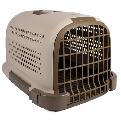 Portable Pet Carrier Transport Box for Dog and Cat Rabbit Cage Plastic Travel Box Carry Concealed Handle