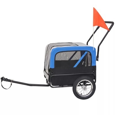 Pet Bicycle Trailer For Dogs and Cats, Steel Frame, Medium and Large