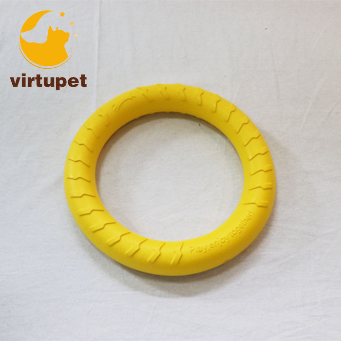 EVA Dog Toys Ring Water Floating Outdoor Fitness Flying Discs Tug of War Interactive Training Ring for Dogs