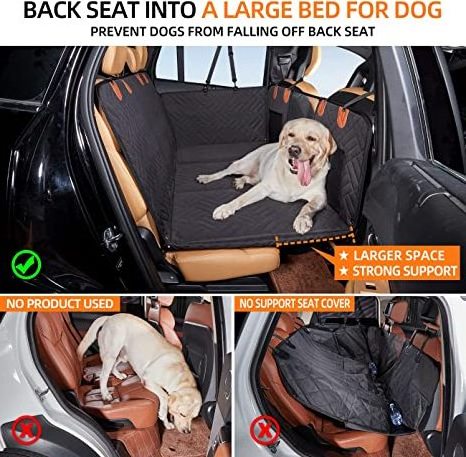 Dog Bed Inflatable for Car Camping Air Mattress Dog Hammock for Car Travel Bed Back Seat Extender for Dogs