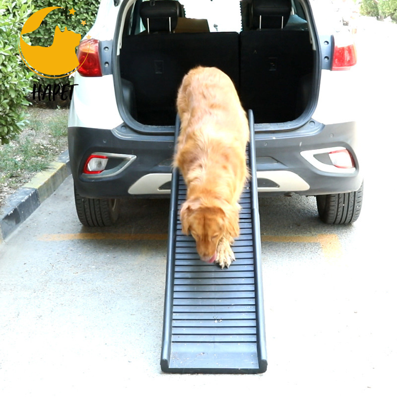 High Load Bearing Pet Stairs Outdoor Collapsible Dog Ramp for Cars or Beds Anti Slip Portable Ramp for Dogs