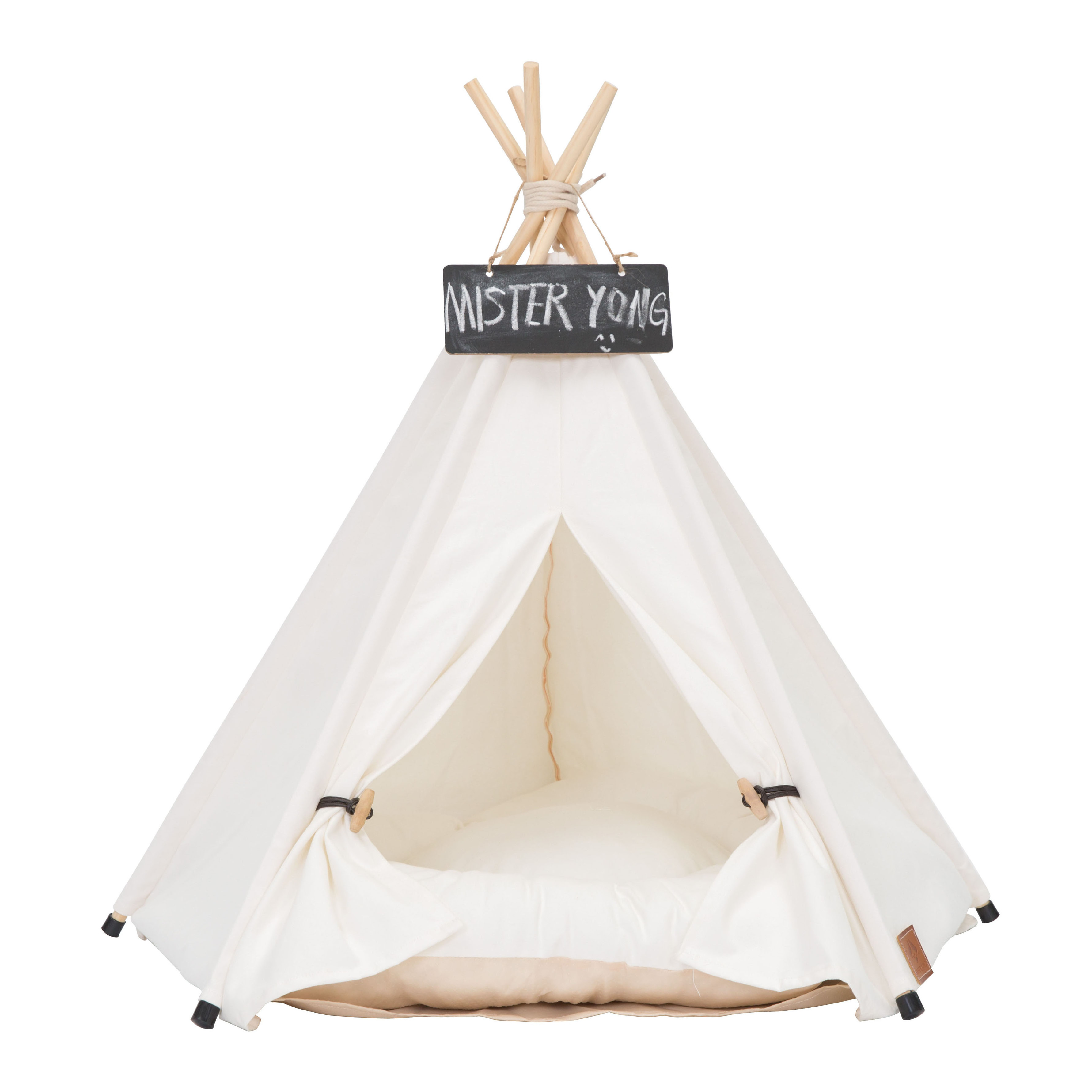 Customized Logo Pet Teepee Tent for Dogs Puppy Cat Bed Tent Portable White Canvas Dog Cute House Indoor Tent Opp Bag Floral