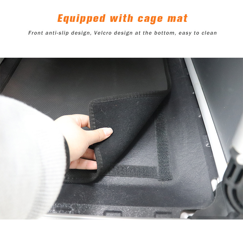 Pet Travel Carriers In Truck Pet Cage Car Aluminium Carriers Outdoor House Crate Pet Cage Dog Kennels