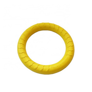 TPR EVA Dog Toys Ring Water Floating Outdoor Fitness Flying Discs Tug of War Interactive Training Ring for Dogs