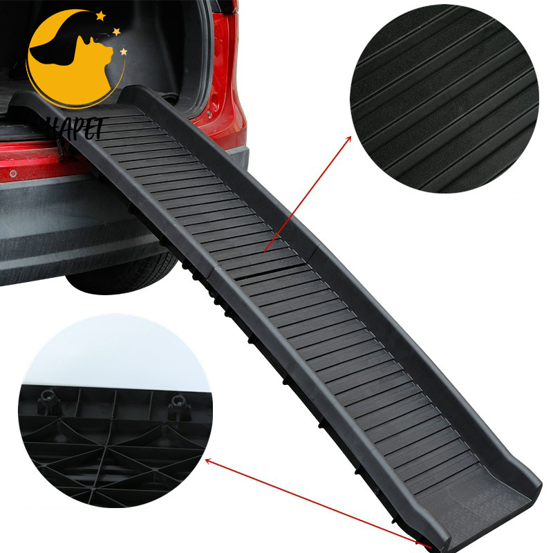 High Load Bearing Pet Stairs Outdoor Collapsible Dog Ramp for Cars or Beds Anti Slip Portable Ramp for Dogs