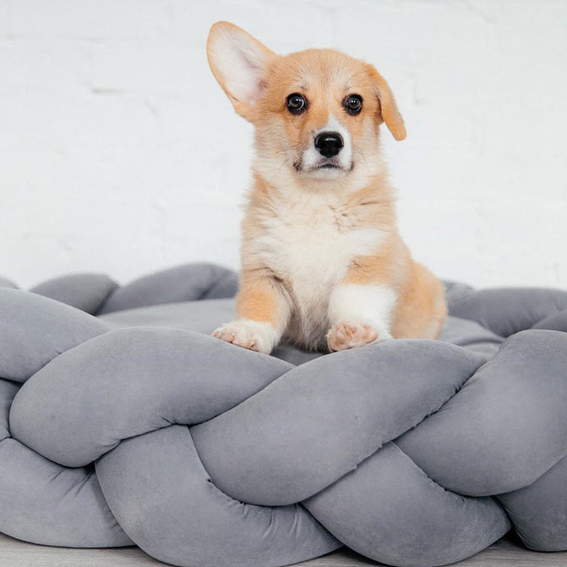 Machine Washable Large Dog Bed with Removable  Cover Dog Bed Cushion and Non-Slip Bottom Luxury Dog Bed