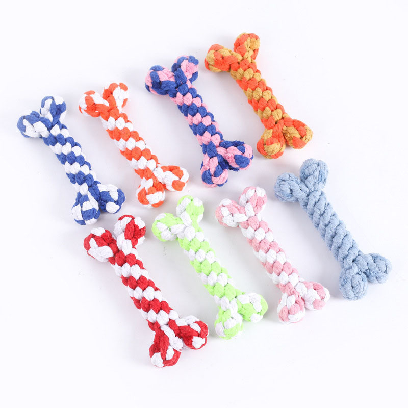 Wholesale Custom Cotton Rope Pet Dog Chew Toys Luxury Durable Heart Bone Slipper Interactive Pet Dog Rope Toys for Dogs